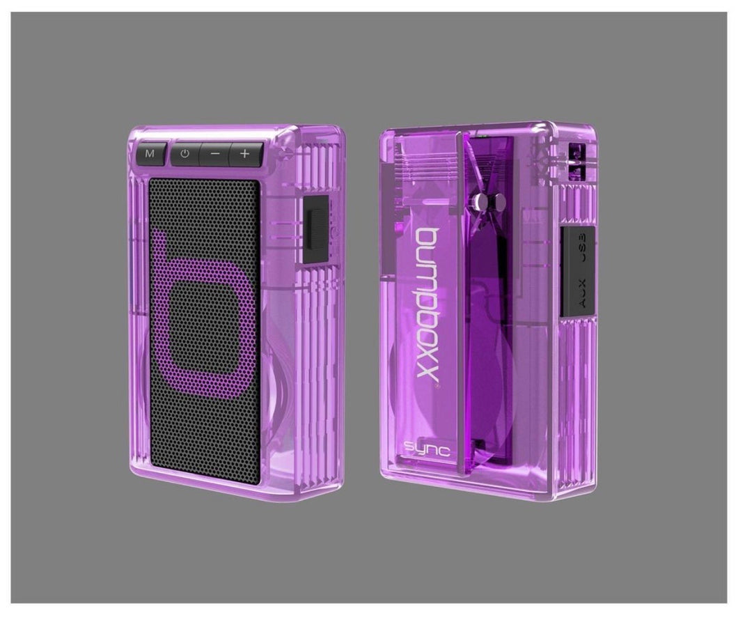Retro Pager - Clear Purple